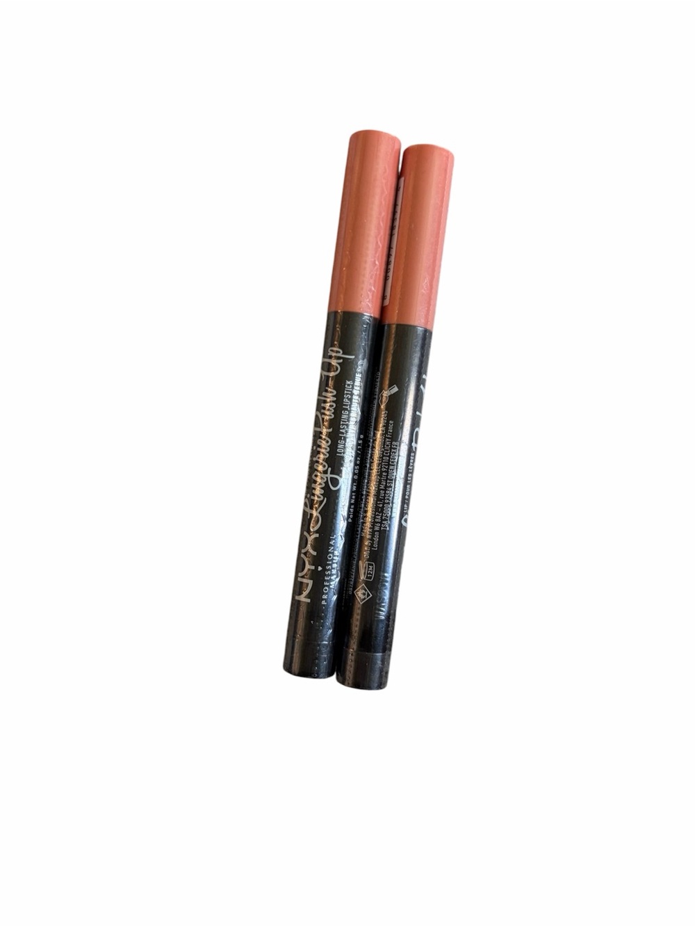 2 Pk-NYX  Professional Lingerie Push-Up Long Lasting Lipstick Silk Indulgent NWT